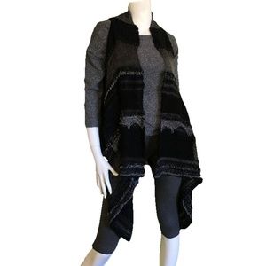 NWT Masaki Kyoko Boho Knitted Sweater Shrug